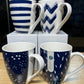 Symphony Indigo Mugs 4Pcs