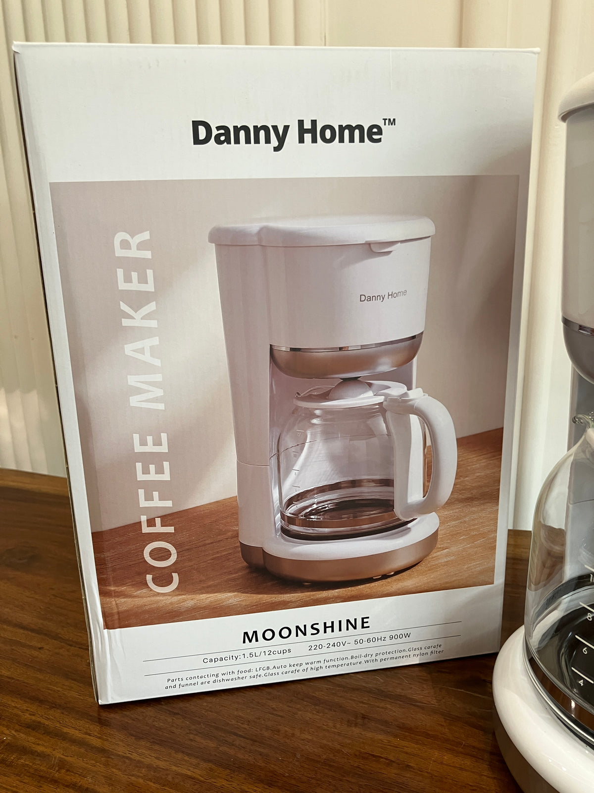 Danny Home MoonShine Electric Coffee Maker 1.5L