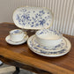 Danny Home Blue Gold Breakfast Set 32Pcs