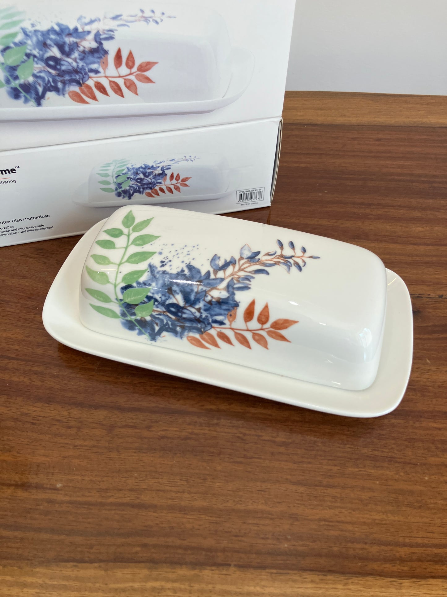 Danny Home Butter Dish Floral 1Pcs