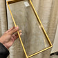Golden Acrylic Decor Tray Leaves 1Pcs