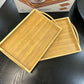 Danny Home Bamboo Tray Set 2Pcs