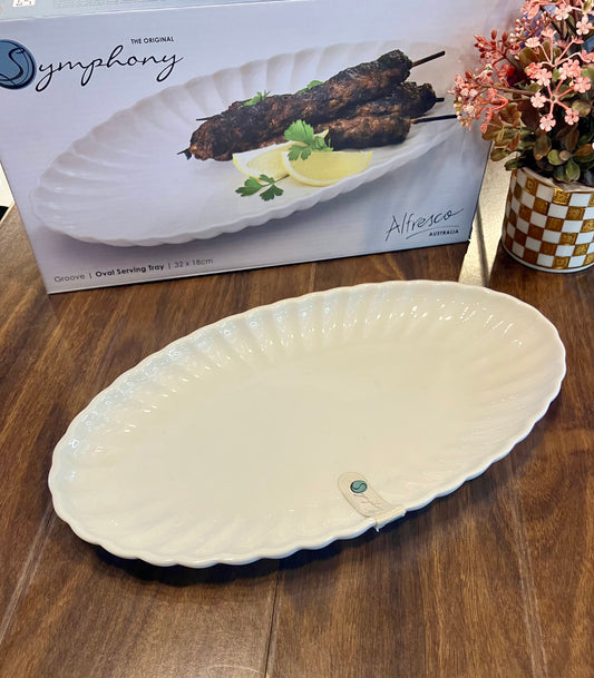 Symphony Oval Serving Platter 1Pcs