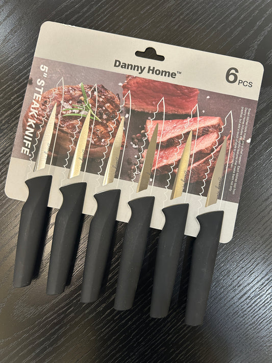 Danny Home Steak Knife Set 6Pcs