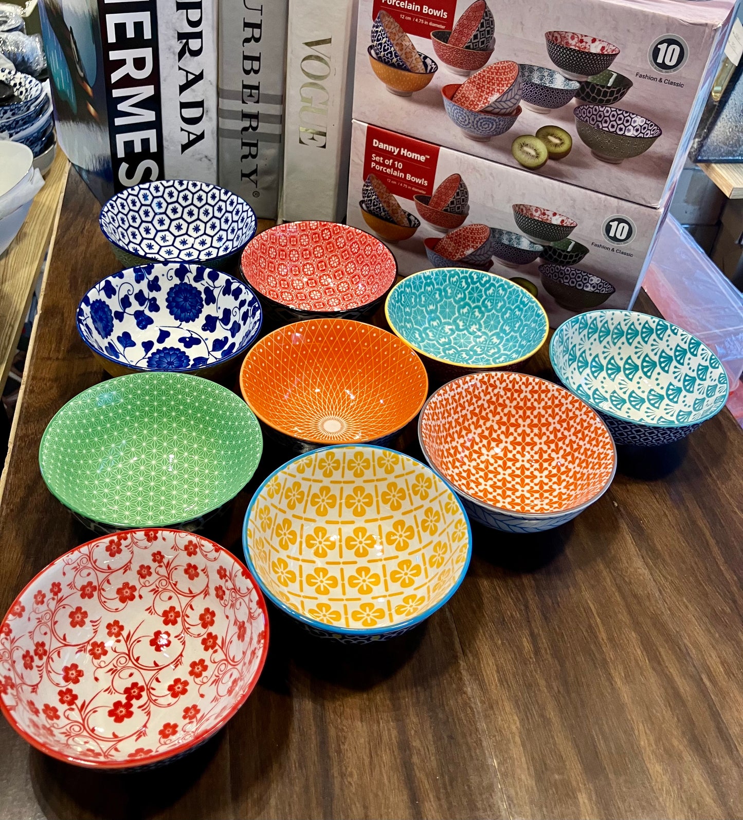 Danny Home Porcelain Bowls (10Pcs)