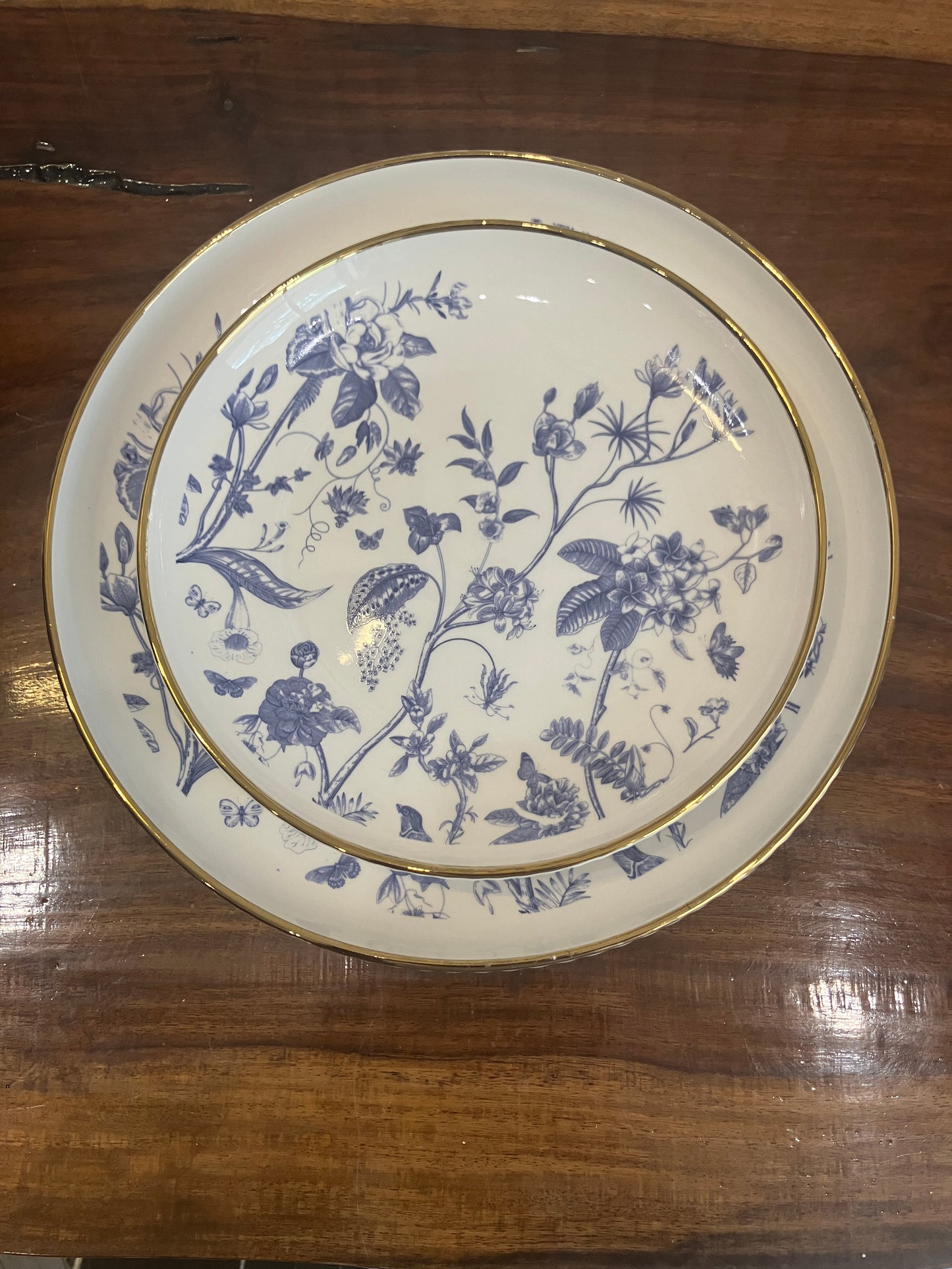Danny Home Blue Gold Breakfast Set 32Pcs