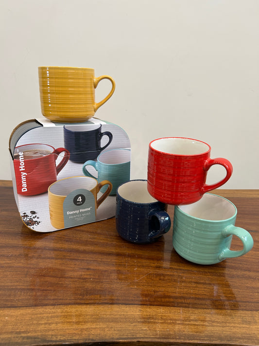 Danny Home Solid Colour Mug 4Pcs