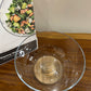 Danny Home Glass+Bamboo Salad Bowl