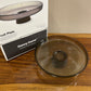Danny Home Smoky Glass Pedestal Fruit Bowl (Small)