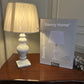 Danny Home Ceramic White Lamp 1Pcs