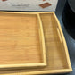 Danny Home Bamboo Tray Set 2Pcs