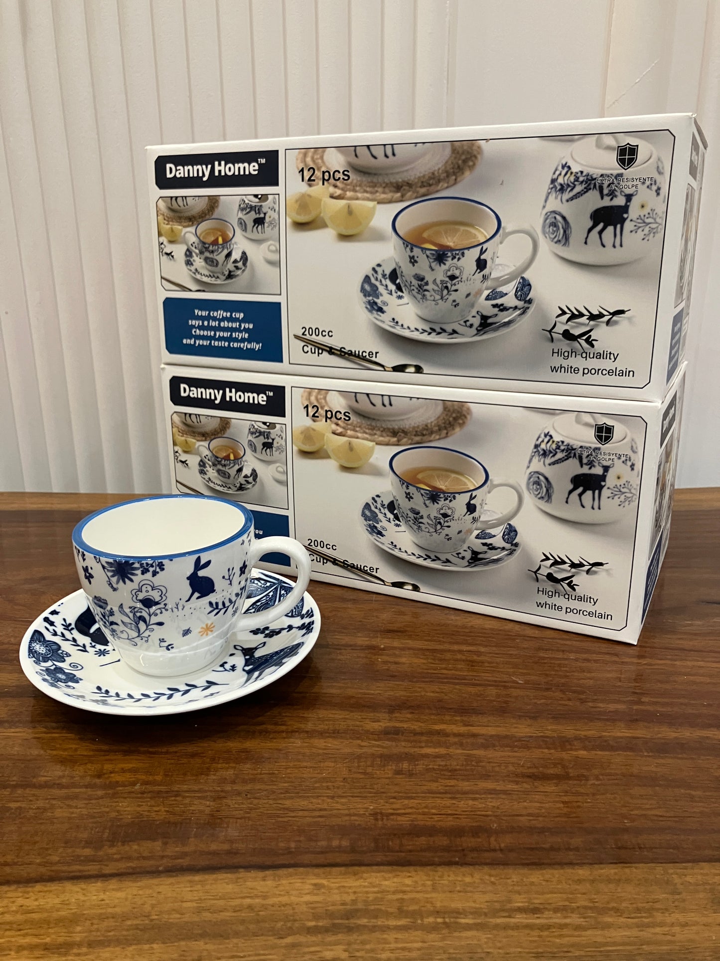 Danny Home Cup Saucer Set 6Pcs