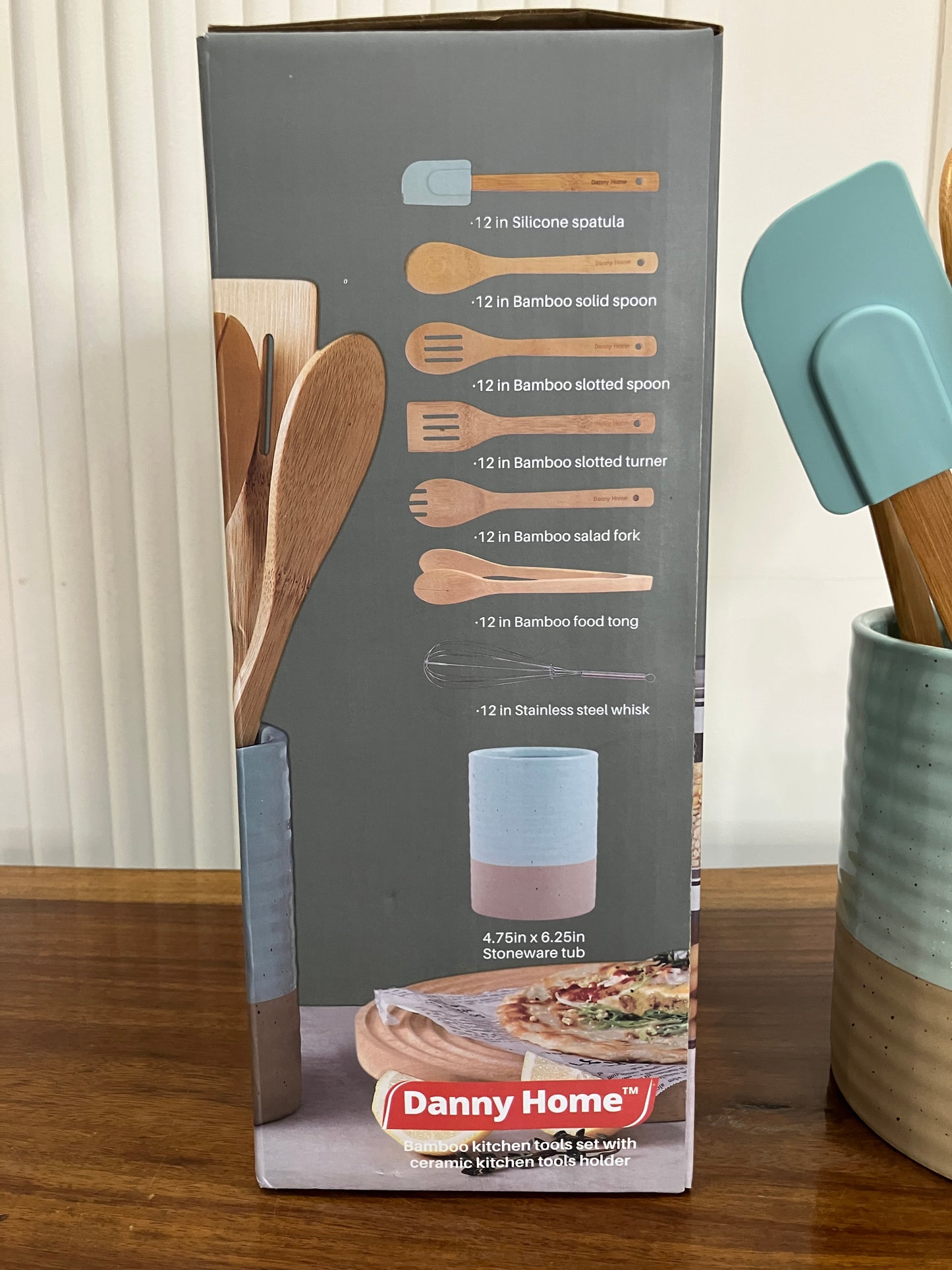 Danny Home Ceramic Spatula Set (8Pcs)