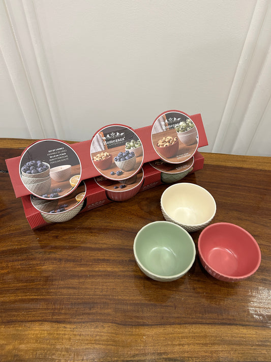 Danny Home Multicolour Bowls 3Pcs