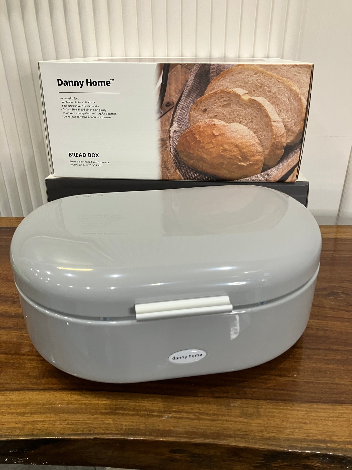 Danny Home Metal Bread Box