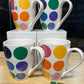 Symphony Big Dots Mugs 4Pcs