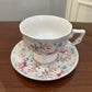 Premium Vintage Petal Cup Saucer Set 12Pcs