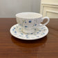Premium Blue Bloom Cup Saucer Set 12Pcs