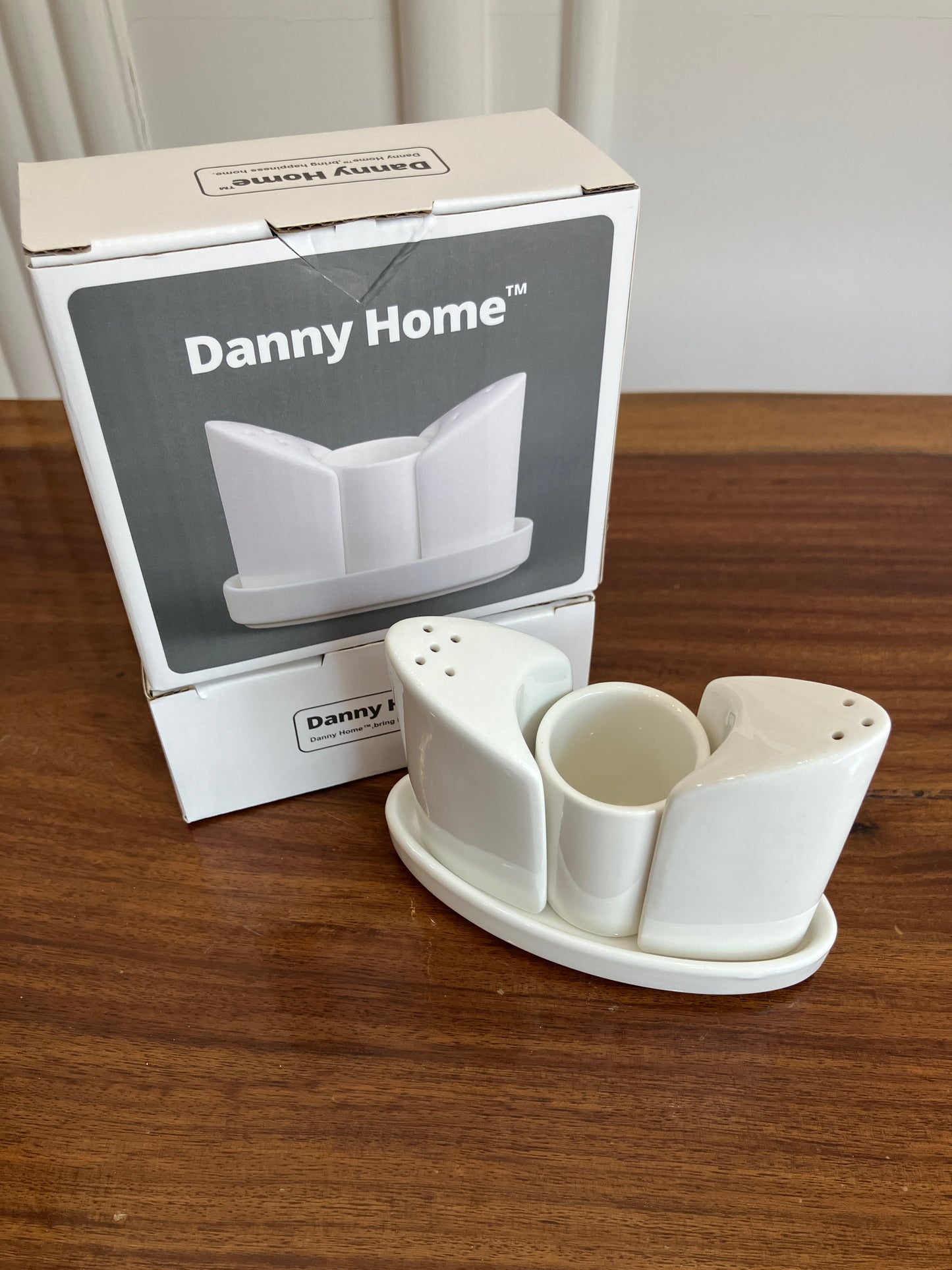 Danny Home Oval Salt & Pepper Set 4Pcs