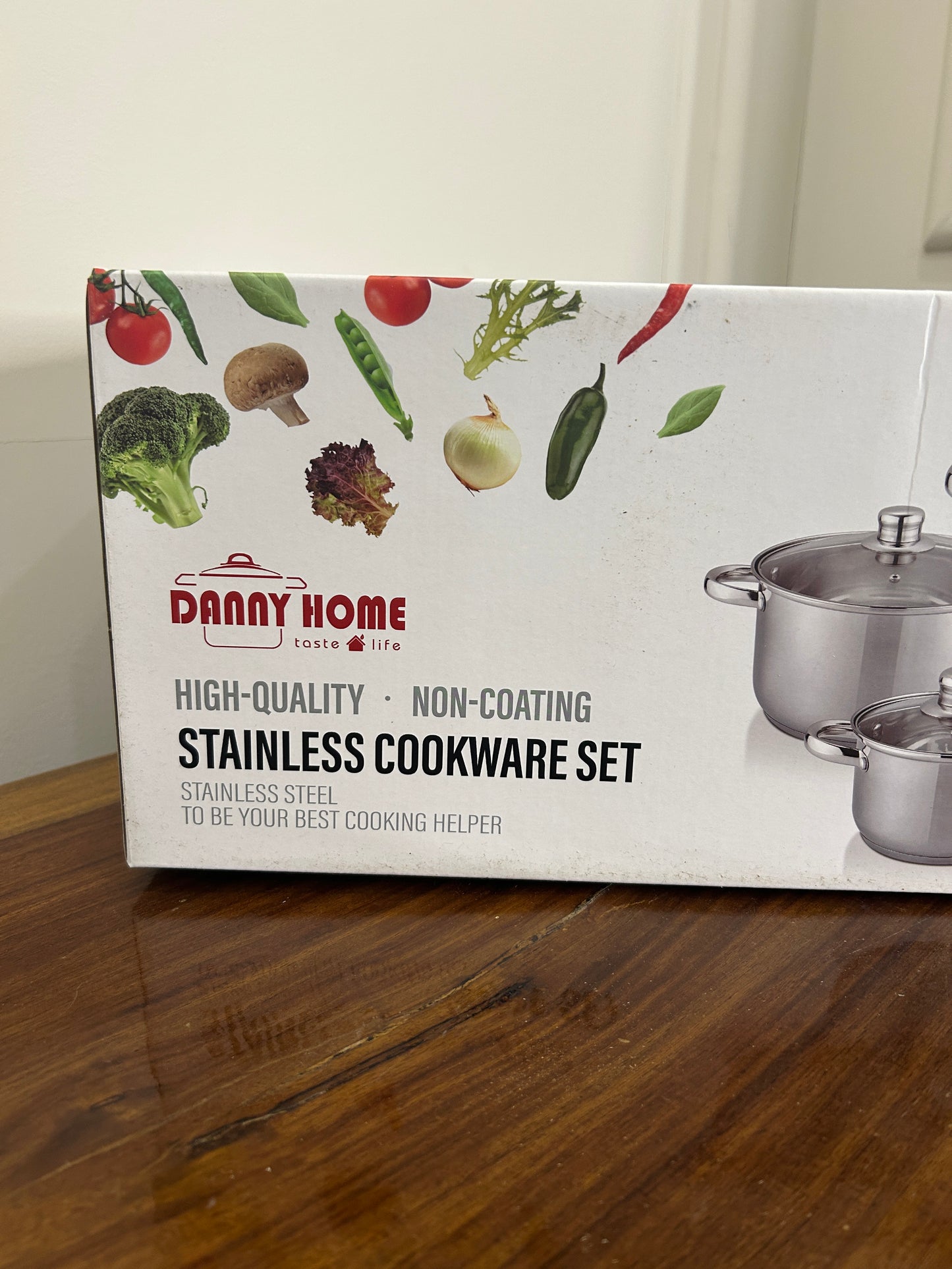 Danny Home Stainless Steel Cookware Set 9Pcs