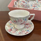 Premium Vintage Petal Cup Saucer Set 12Pcs
