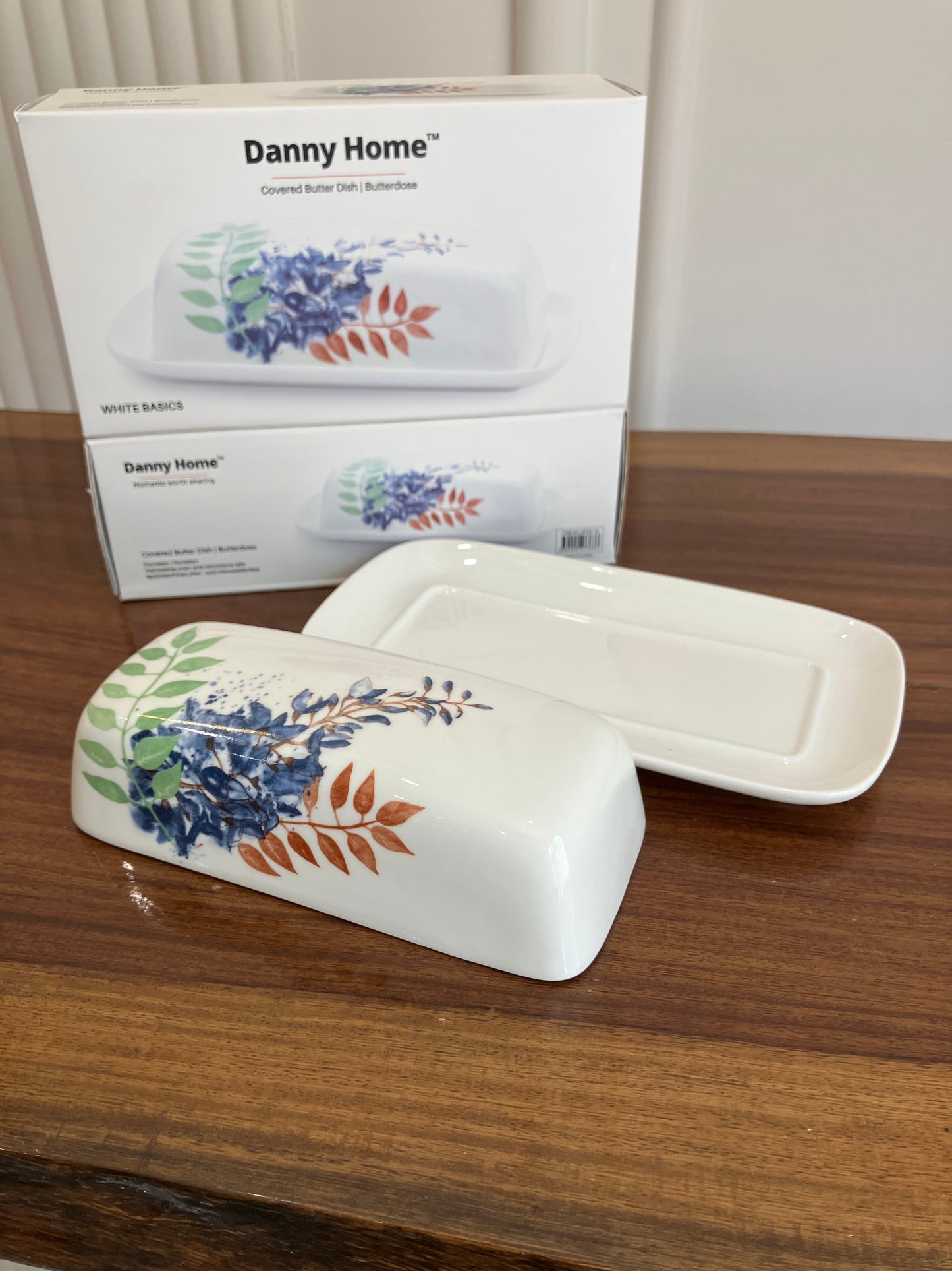 Danny Home Butter Dish Floral 1Pcs