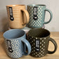 Danny Home Dot Cross Mugs 4Pcs