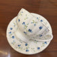 Premium Blue Bloom Cup Saucer Set 12Pcs