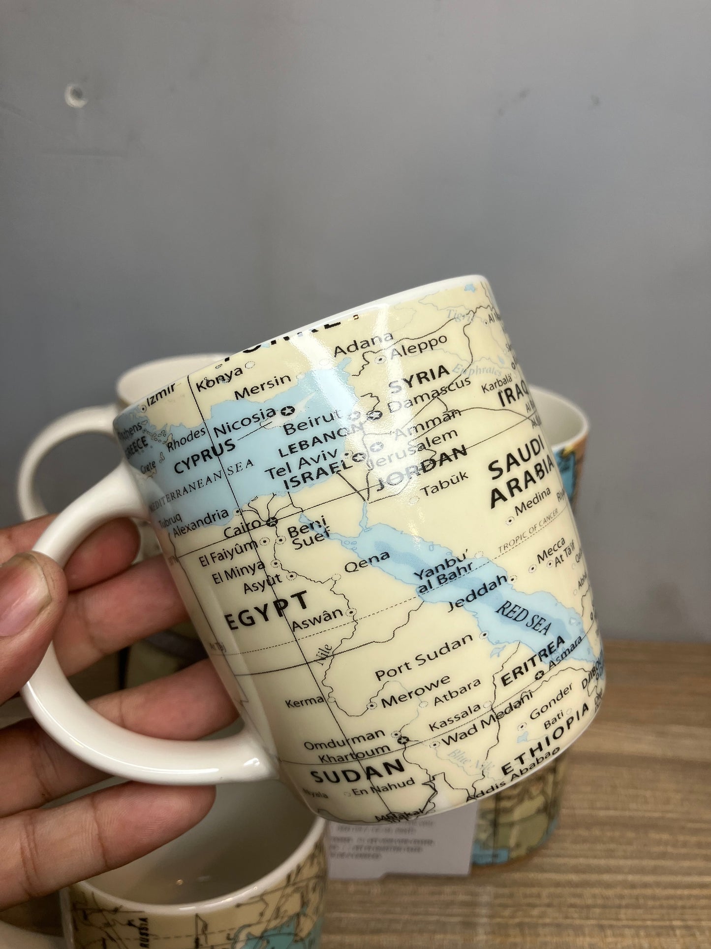 Danny Home Maps Mugs 4Pcs