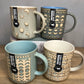 Danny Home Calligraphy Mugs 4Pcs