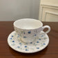 Premium Blue Bloom Cup Saucer Set 12Pcs