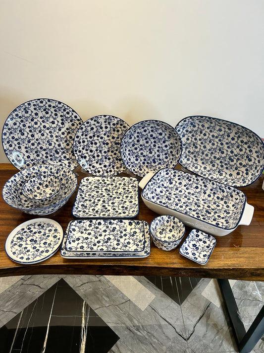 Danny Home Navy Blue Floral Series