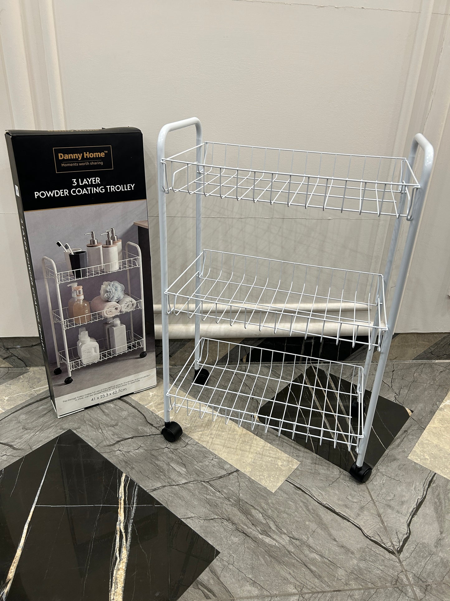 Danny Home 3 Layer Storage Trolley