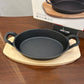 Danny Home Cast-Iron Skillet Oval Small 1Pcs