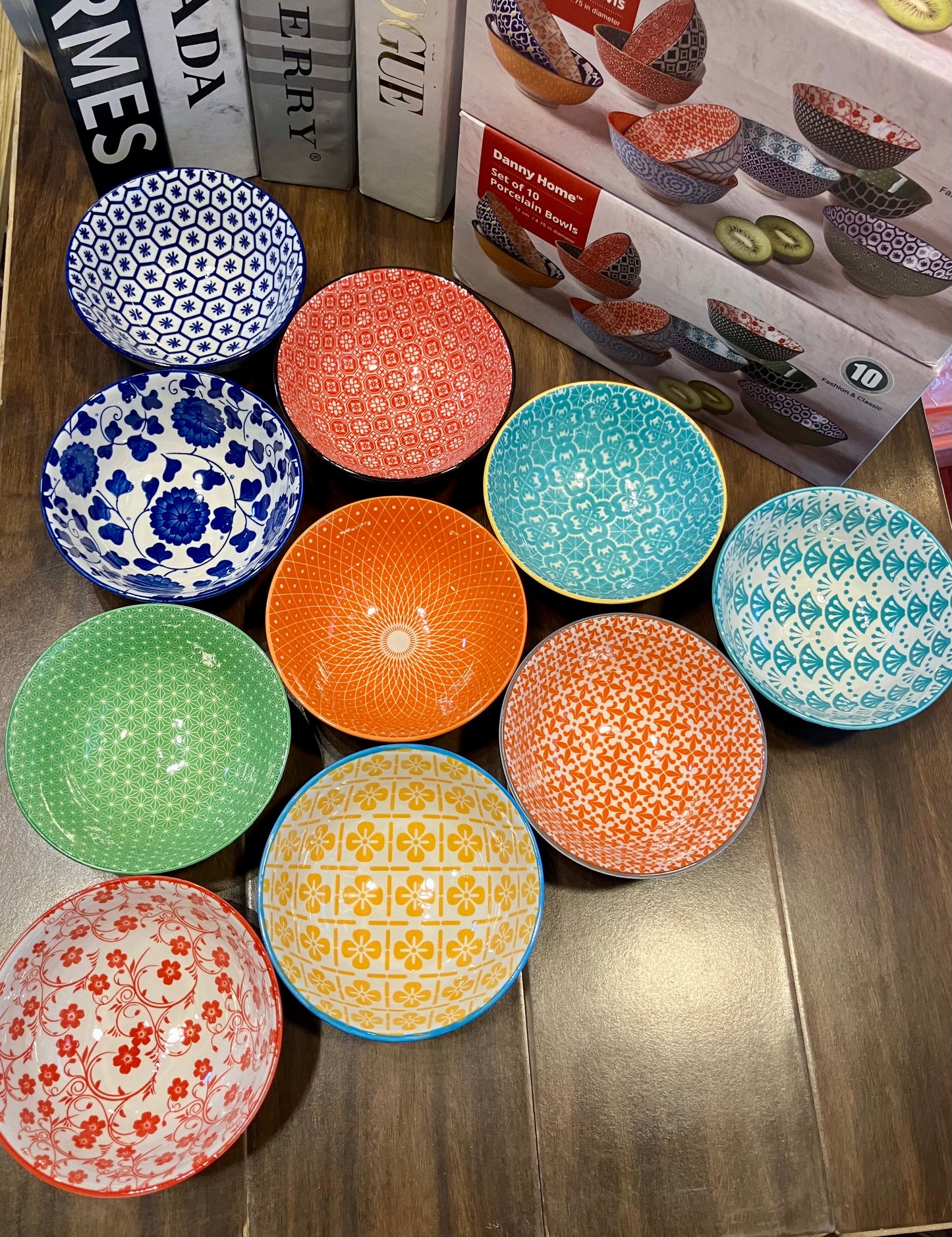 Danny Home Porcelain Bowls (10Pcs)