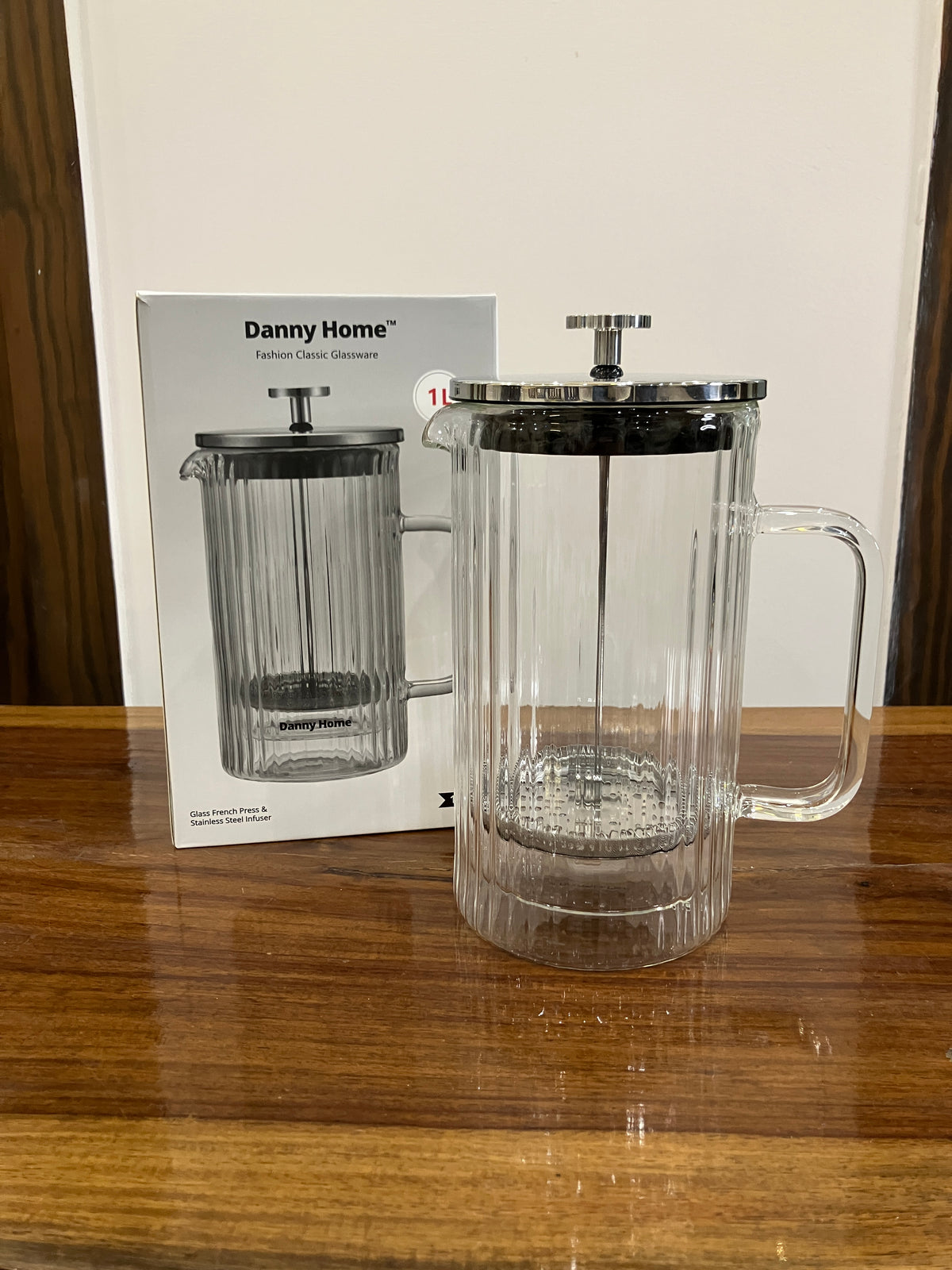 Danny Home Double Walled French Press 1L