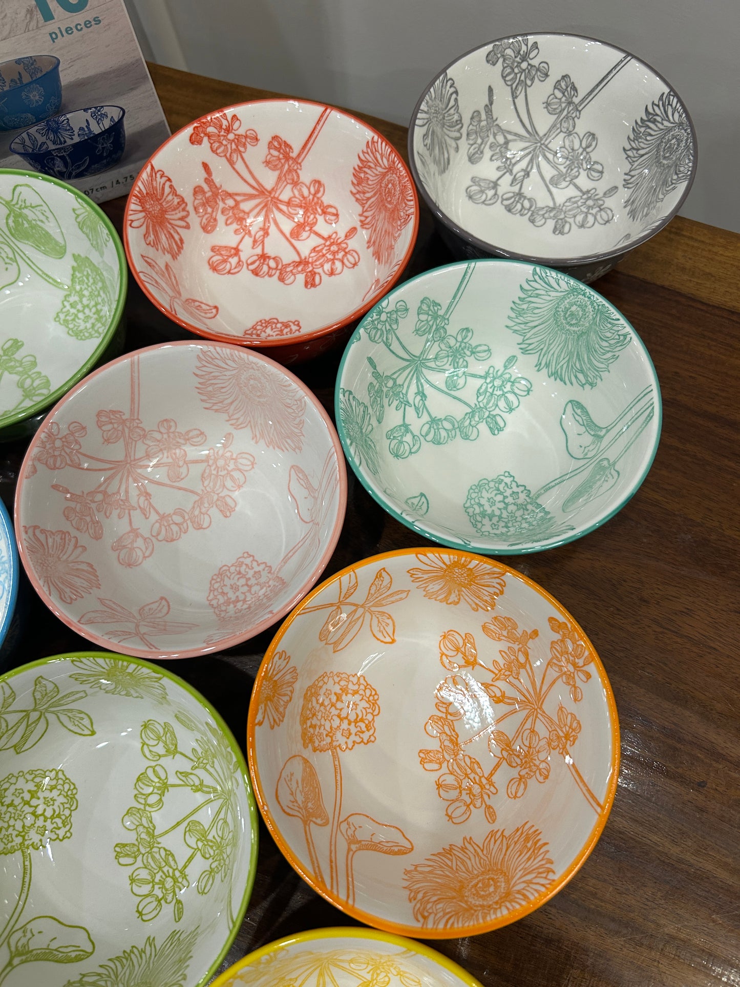 Danny Home Porcelain Sweet Bowl 10Pcs