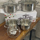 Danny Home Stainless Steel Cookware Set 7Pcs
