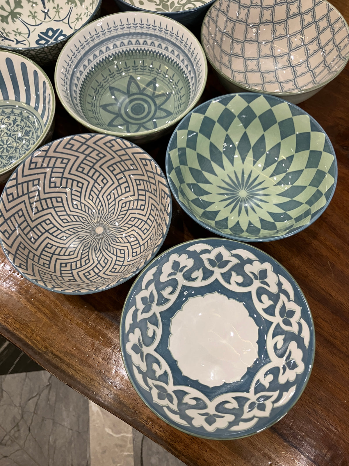 Danny Home Sea Green Sweet Bowl 10Pcs