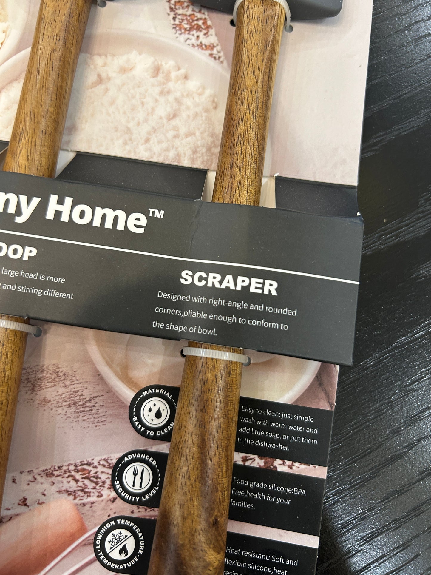 Danny Home Silicone Baking Spatula 3Pcs
