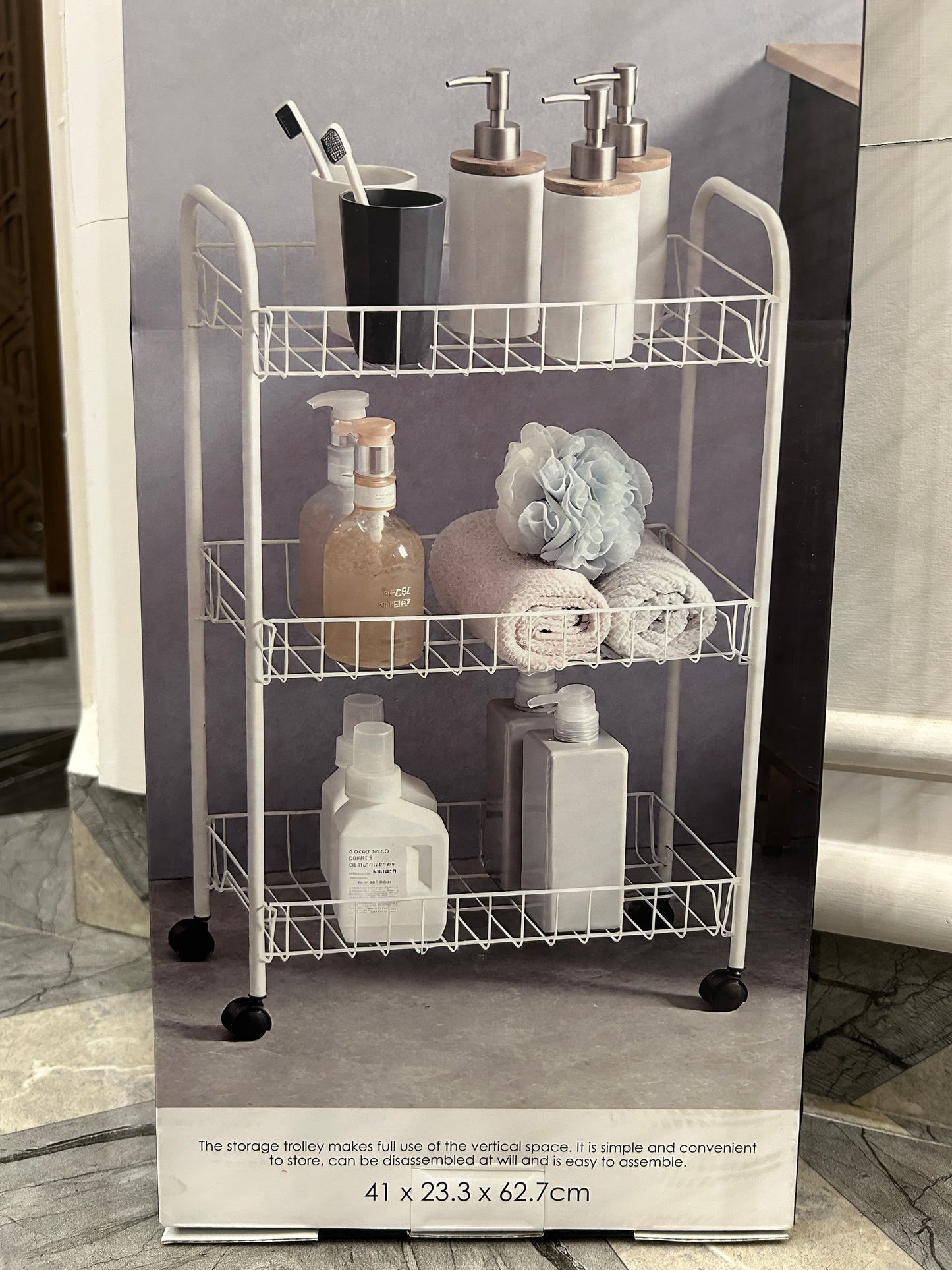 Danny Home 3 Layer Storage Trolley
