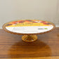 Danny Home Large Glass Cake Stand Golden