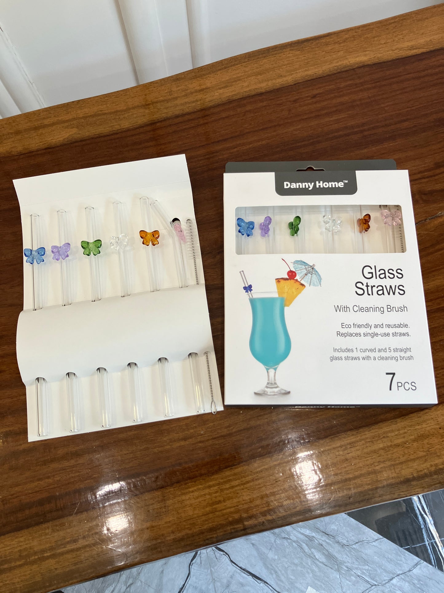 Danny Home Butterfly Straw🦋 7Pcs