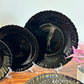 Danny Home Opal Plate Black Set 18Pcs