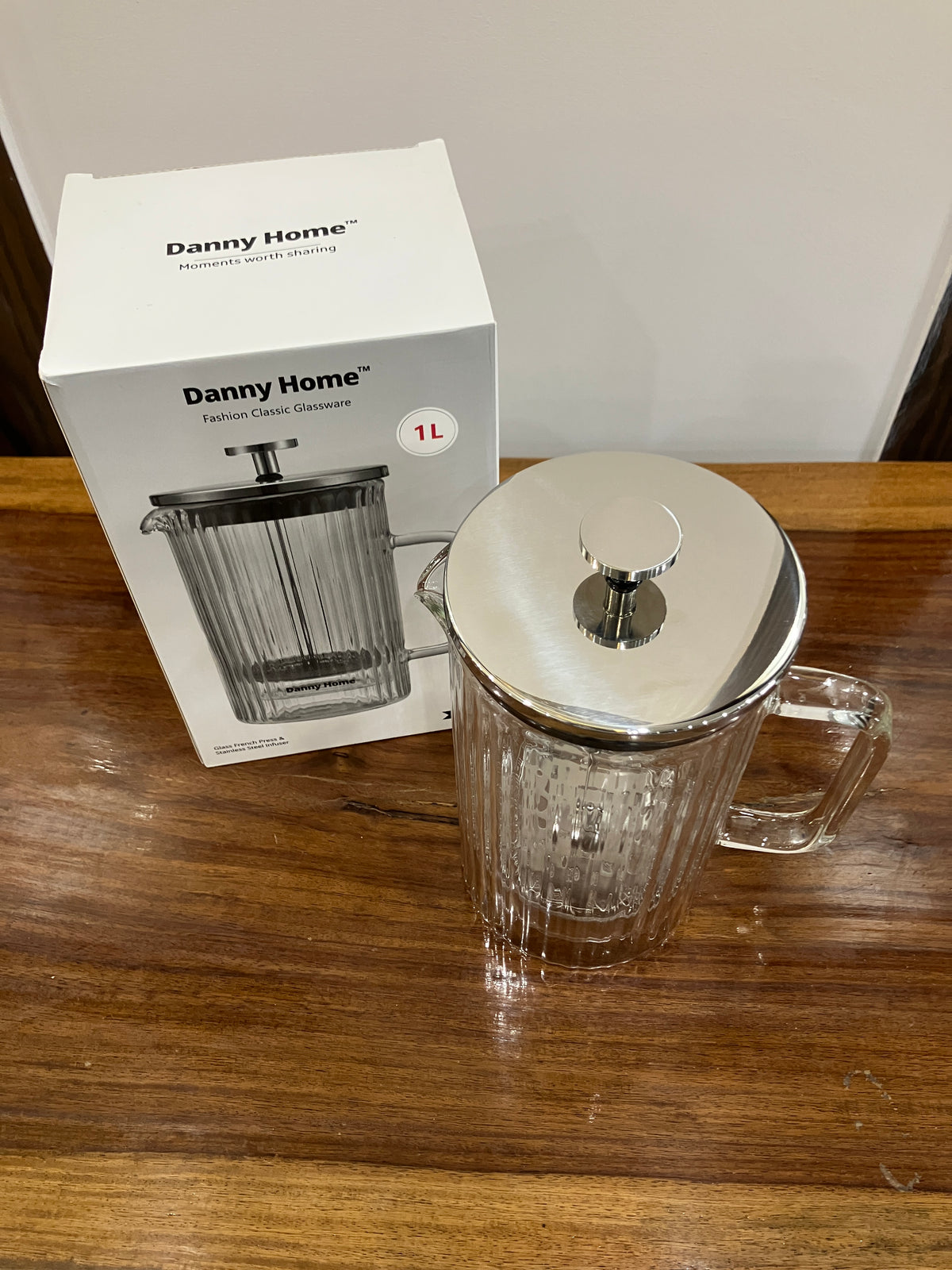 Danny Home Double Walled French Press 1L