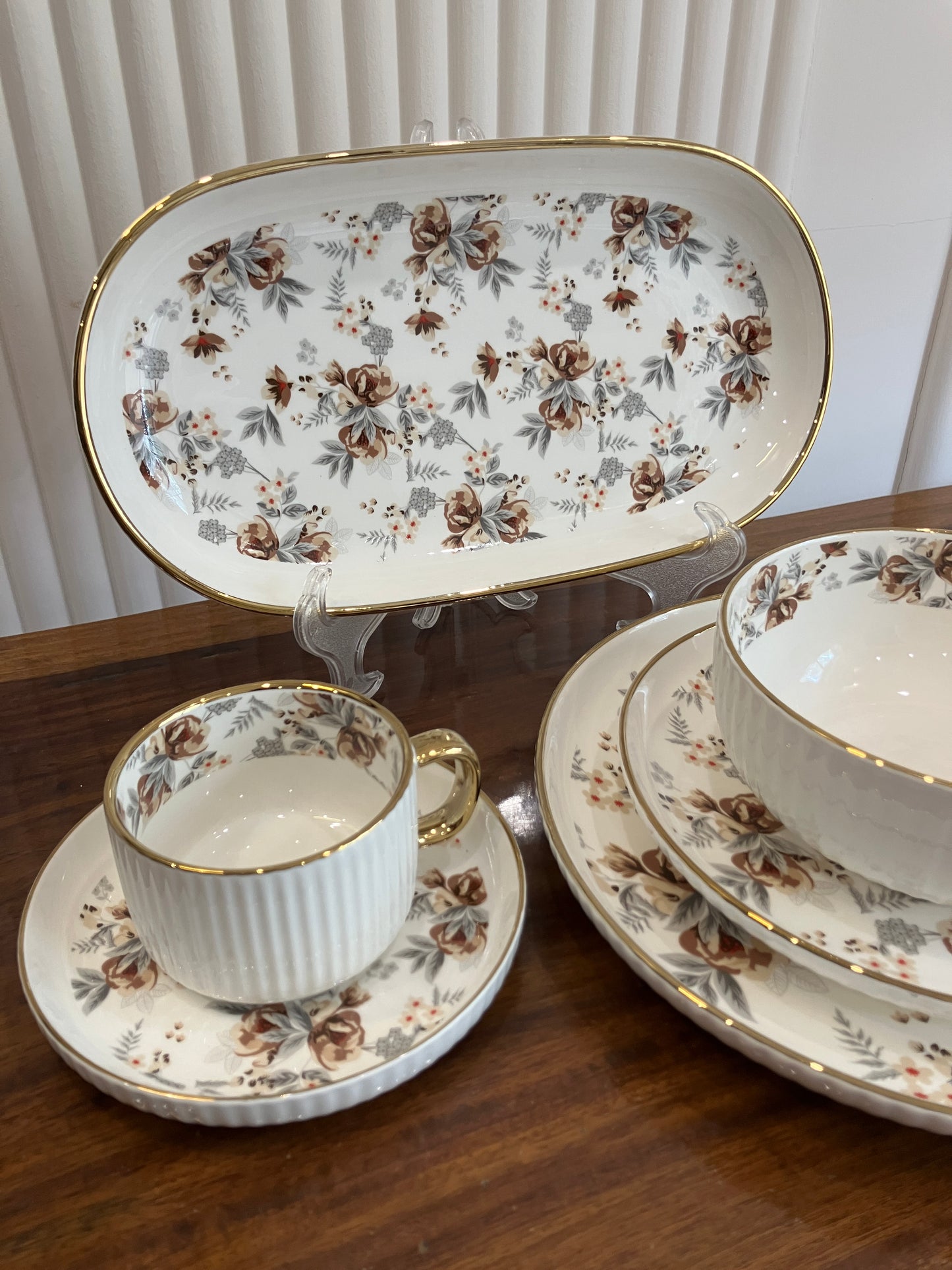 Danny Home Autumn Gold Breakfast Set 32Pcs