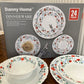 Danny Home Opal Bloom Dinner Set 24Pcs