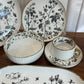 Danny Home Black Gold Breakfast Set 32Pcs