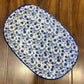 Danny Home Blue Series Oval Plate 1Pcs