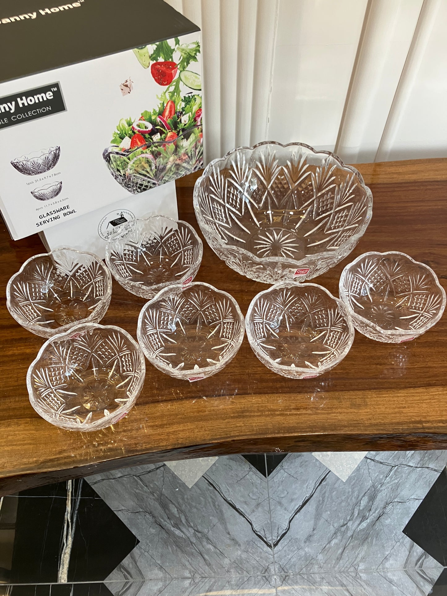 Danny Home Dessert Bowl Set 7Pcs